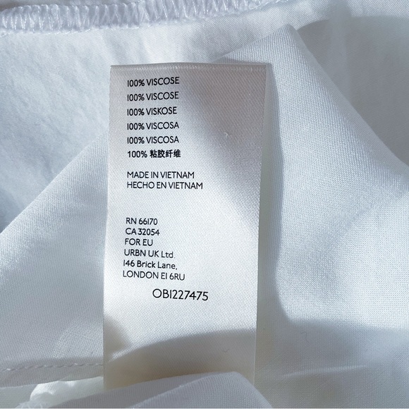 Free People All For You Shirtdress in White Size M NWT - Picture 11 of 13